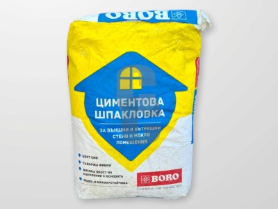 Боро циментова шпакловка 25кг.